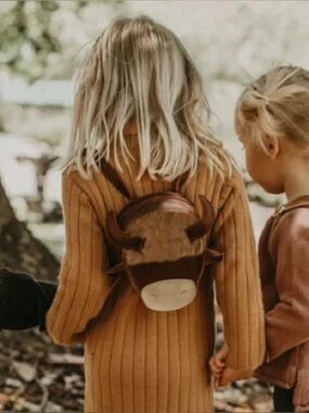 Donsje Kids KAPI EXCLUSIVE Leather Backpack - Buffalo